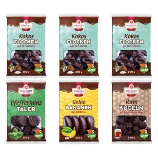 Alternative végane au chocolat Berggold Mix