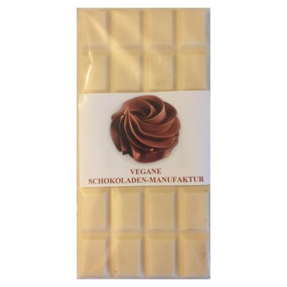 Alternative végane au chocolat blanc salted caramel